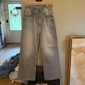 MOTHER Barely There Women's Flare & wide leg Gray Jeans